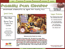 Tablet Screenshot of farmingtonfamilyfuncenter.com